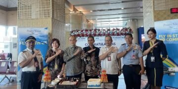 TransNusa resmi meluncurkan rute penerbangan internasional terbaru menghubungkan Bali (DPS) dan Perth (PER) Australia. (Istimewa)