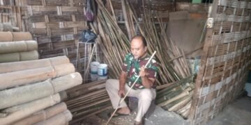 Awalnya Sampingan, Pedagang Bambu Ini Sukses Raup Omzet Jutaan Rupiah